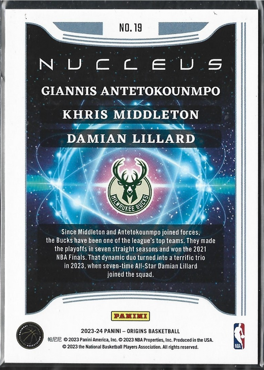 Milwaukee Bucks Origins Nucleus