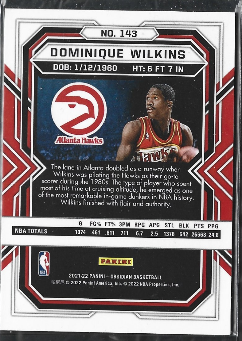 Dominique Wilkins Obsidian