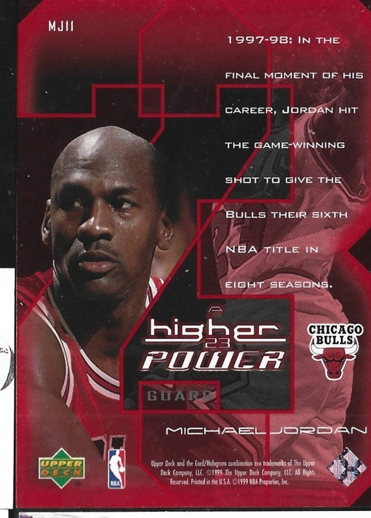 Michael Jordan Upper Deck A Higher Power