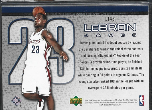 Lebron James Upper Deck Rookie of the Year