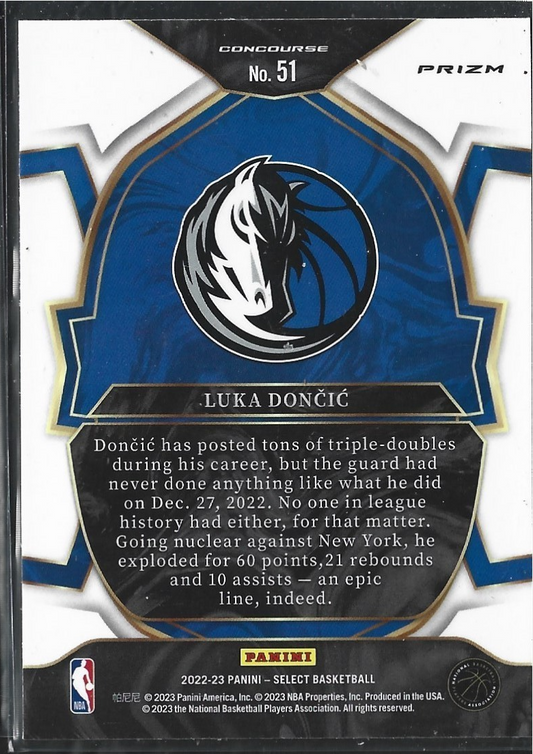 Luka Doncic Select Concourse Orange Flash
