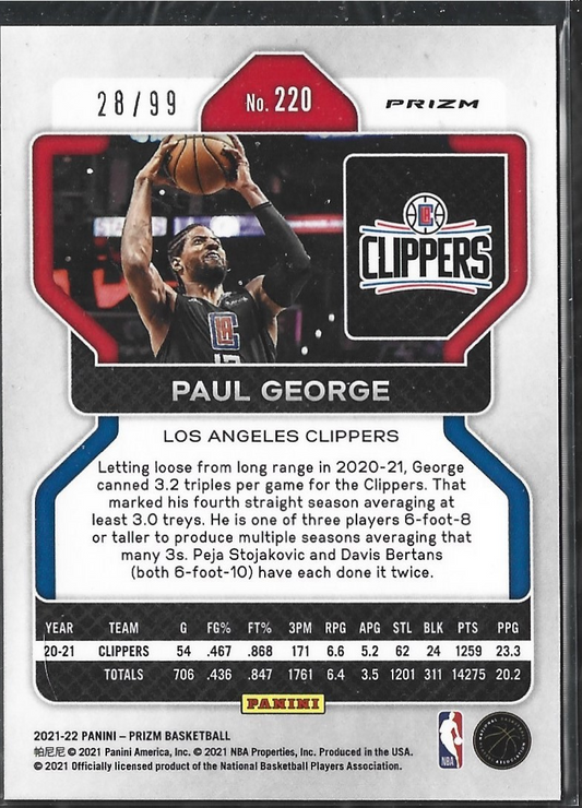 Paul George Prizm Purple /99