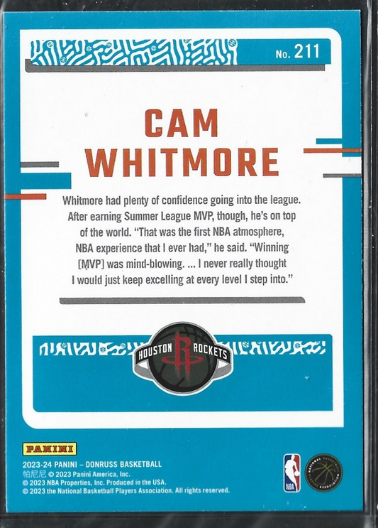 Cam Whitmore Donruss Green Laser