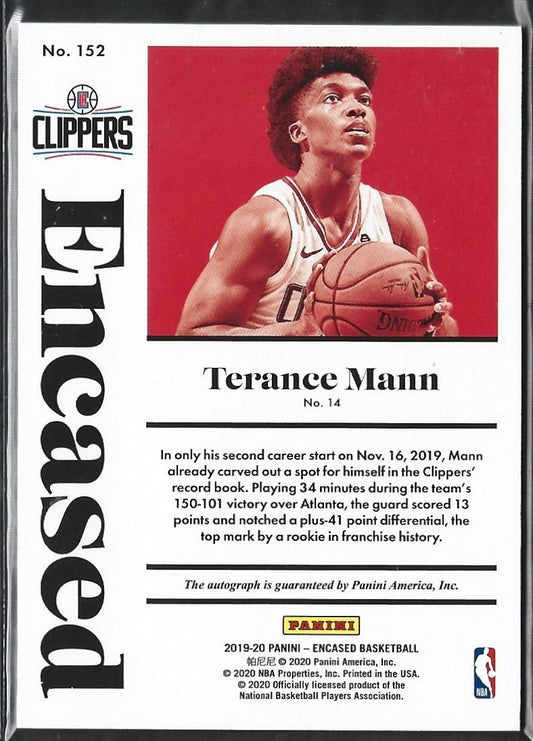 Terance Mann Encased Scripted Auto /99