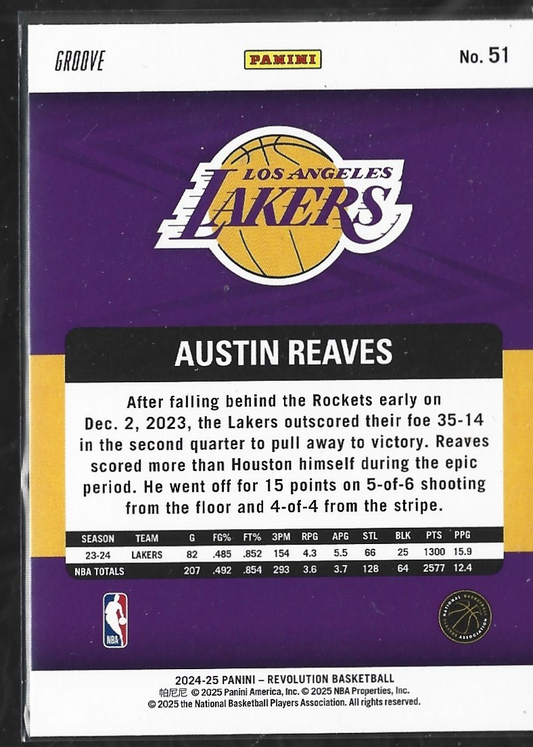 Austin Reaves Revolution Groove