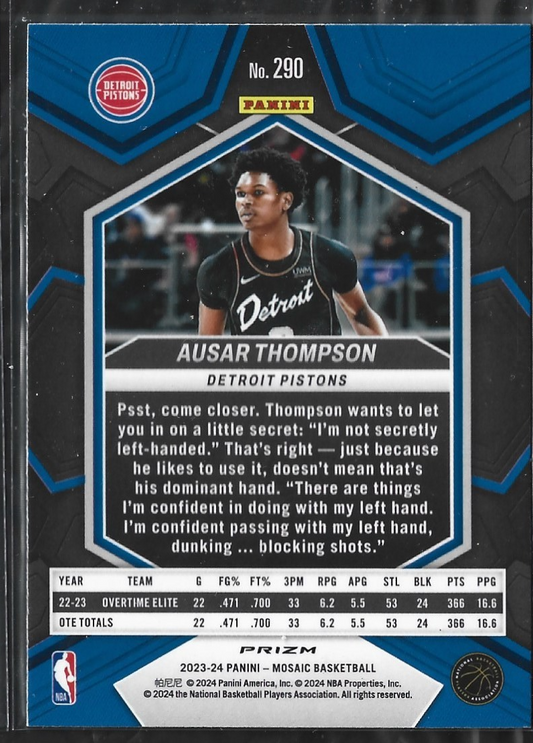 Ausar Thompson City Edition Silver Mosaic