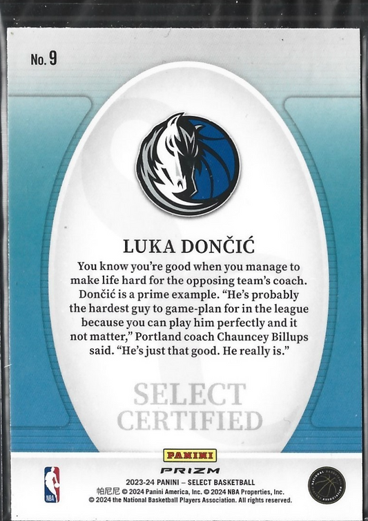 Luka Doncic Select Certified Tectonic