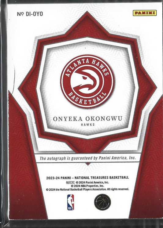 Onyeka Okongwu NT Definitive Ink /49