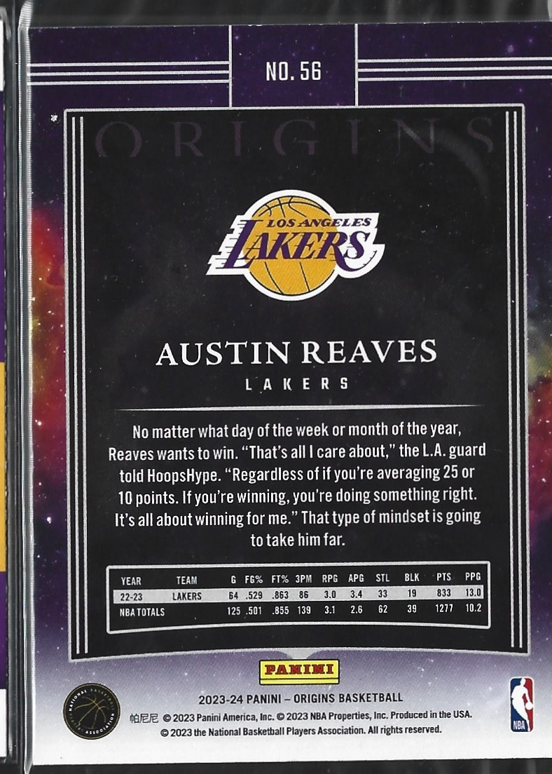 Austin Reaves Origins