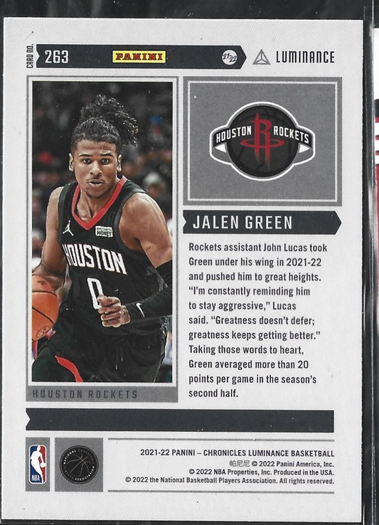 Jalen Green Luminance RC