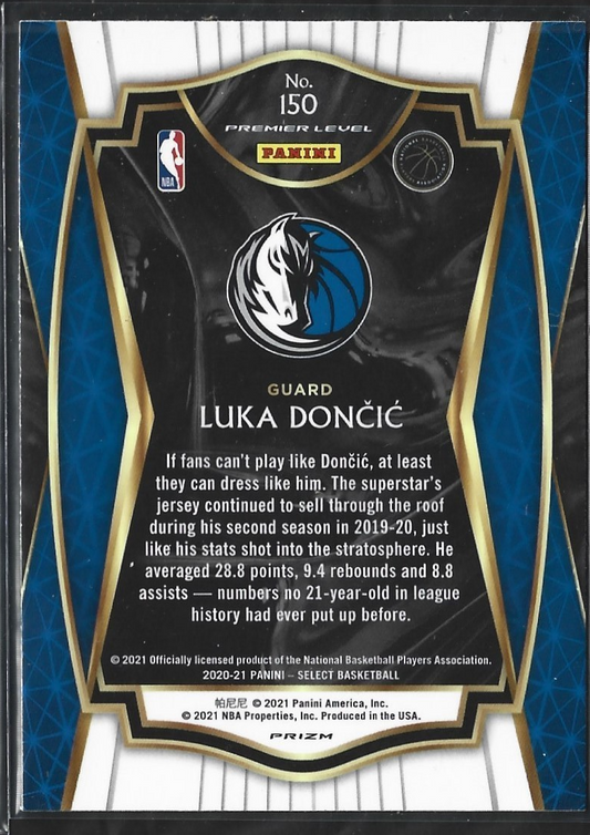 Luka Doncic Select Premier Red Green Blue Ice