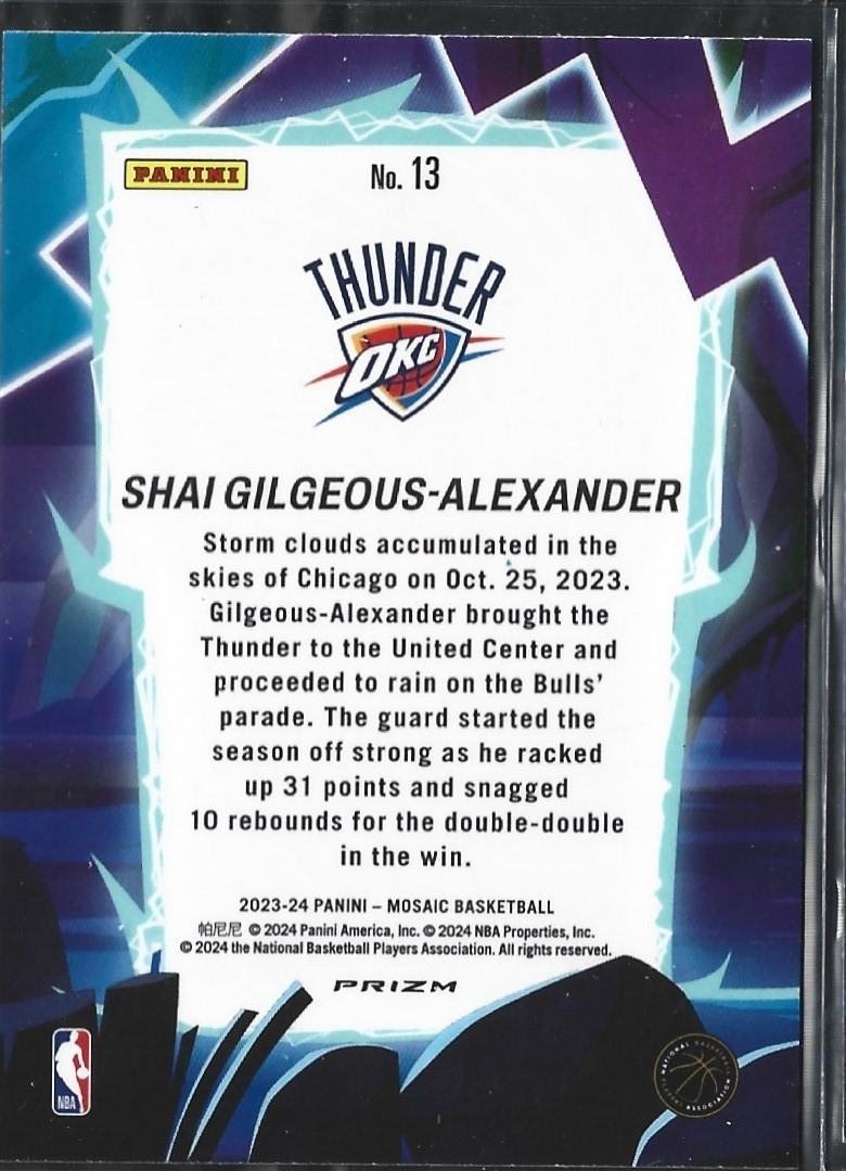 Shai Gilgeous-Alexander Storm Chasers
