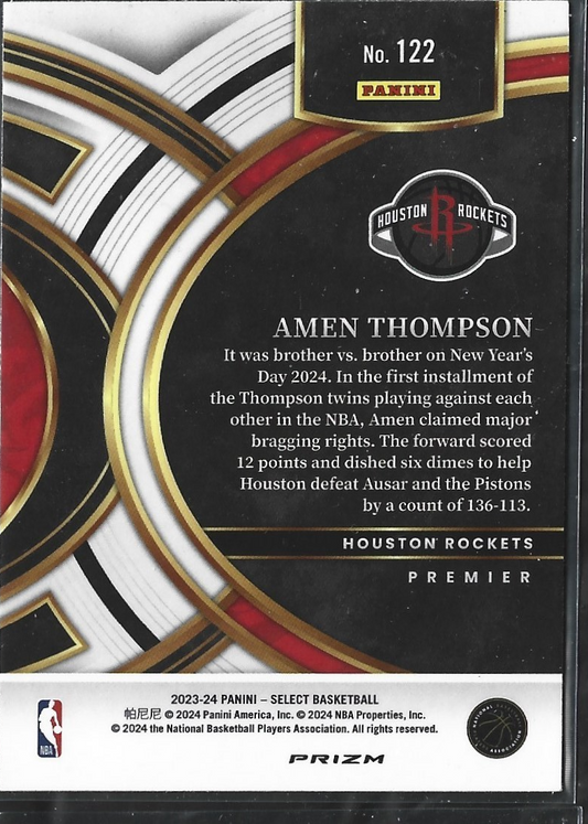 Amen Thompson Premier Silver