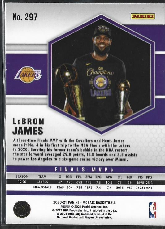 Lebron James Finals MVP Silver