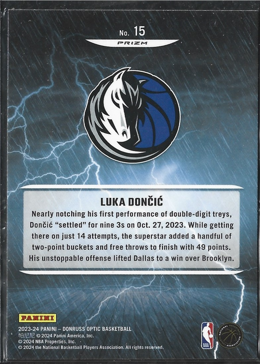 Luka Doncic Raining 3s Silver