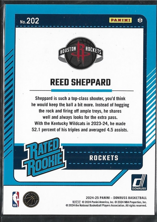 Reed Sheppard Donruss Hyper /125