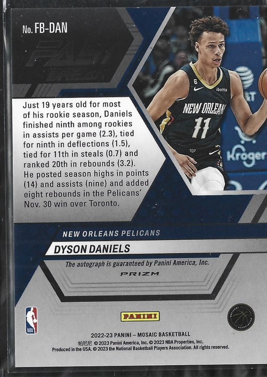 Dyson Daniels Fastbreak Autographs