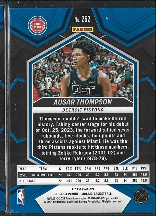Ausar Thompson NBA Debut Blue