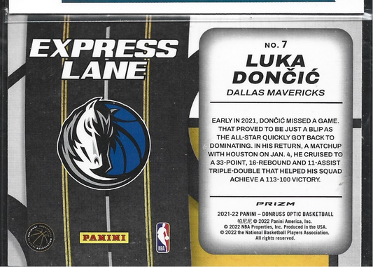Luka Doncic Express Lane Silver