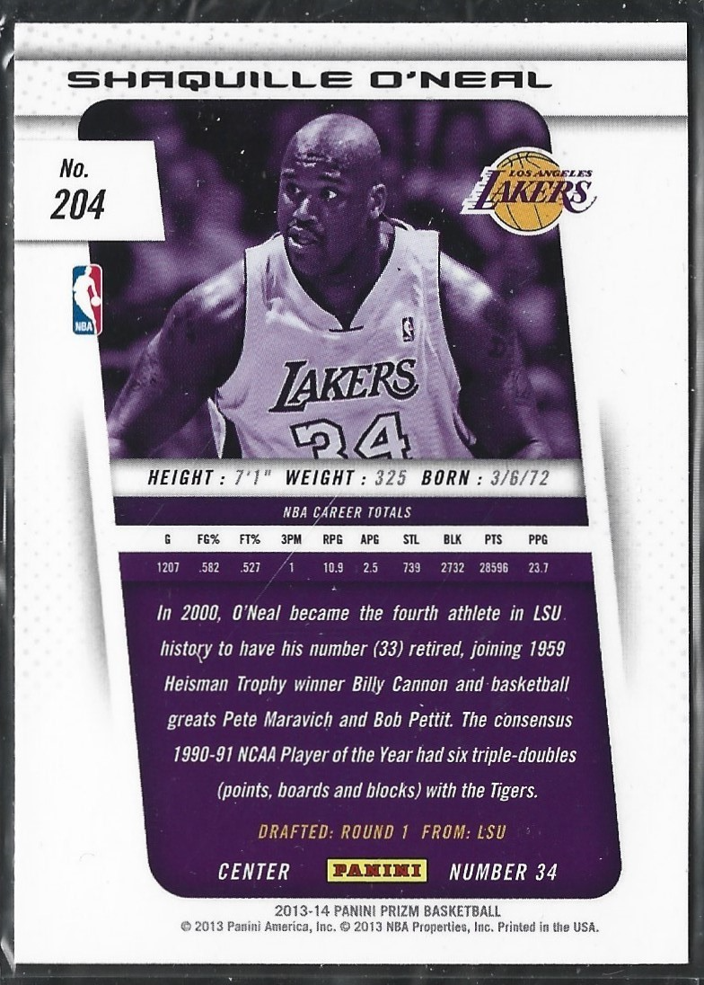 Shaquille O'neal Prizm
