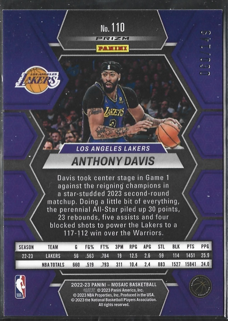 Anthony Davis Mosaic Pink /149
