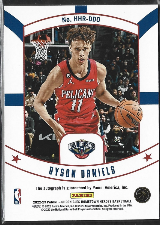 Dyson Daniels Hometown Heroes Auto /149