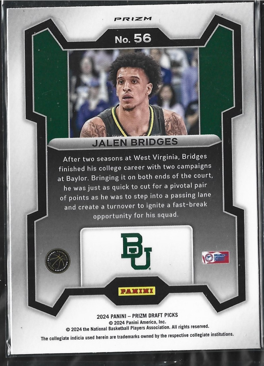 Jalen Bridges Prizm Snake Skin