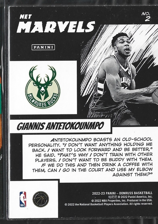 Giannis Antetokounmpo Net Marvels