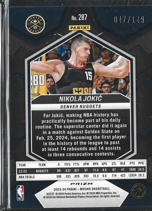 Nikola Jokic Mosaic Pink /149