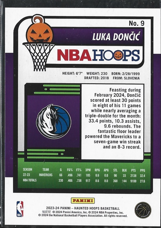 Luka Doncic Haunted Hoops Orange