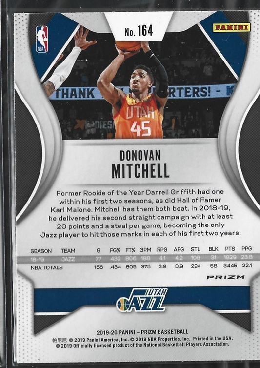 Donovan Mitchell Prizm Purple Wave