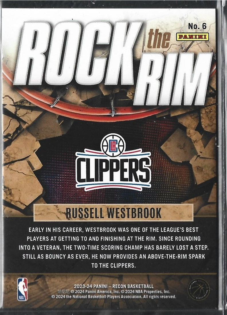 Russell Westbrook Rock The Rim