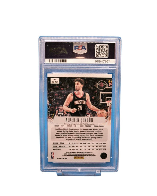 Alperen Sengun Prizm Deca Signature Silver Prizm PSA 10