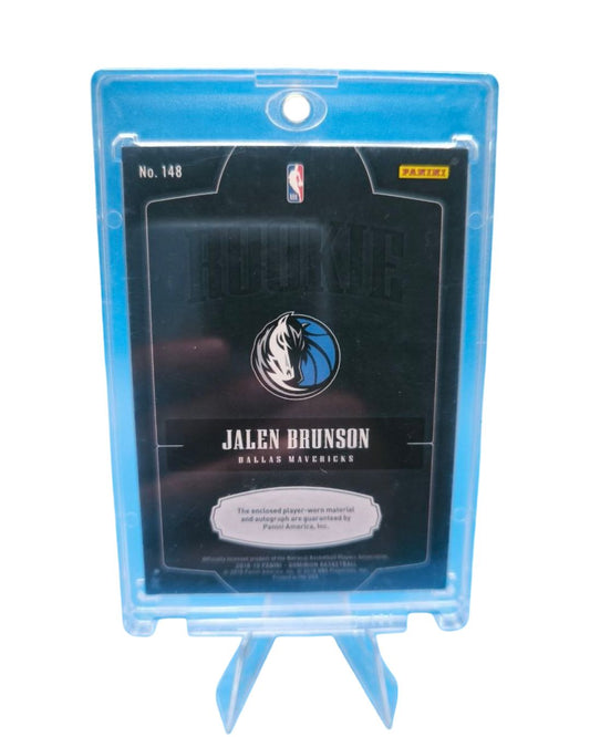 Jalen Brunson Dominion Rookie Auto with Game Used /199