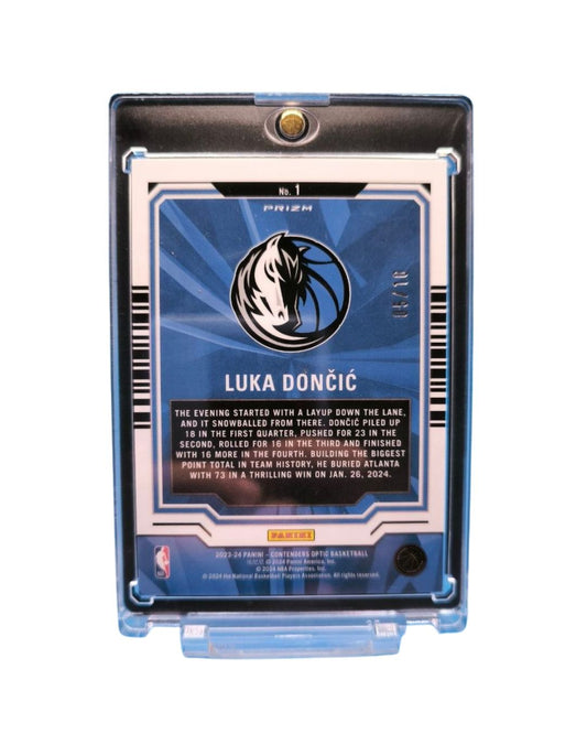 Luka Doncic Playing The Numbers Game Gold /10