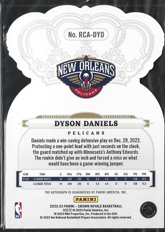 Dyson Daniels Crown Royale Auto Blue /75