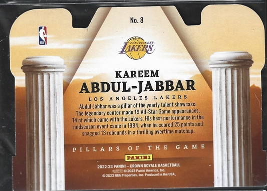 Kareem Abdul-Jabbar Pillars of the Game /99
