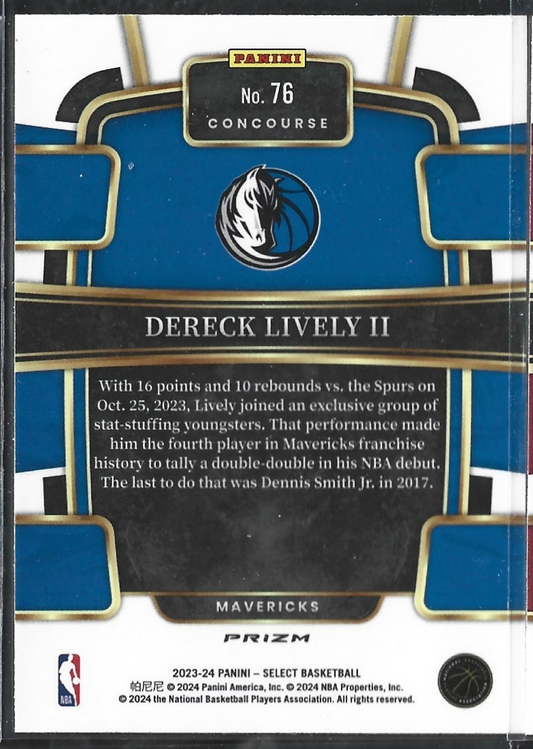 Dereck Lively II Concourse Tectonic