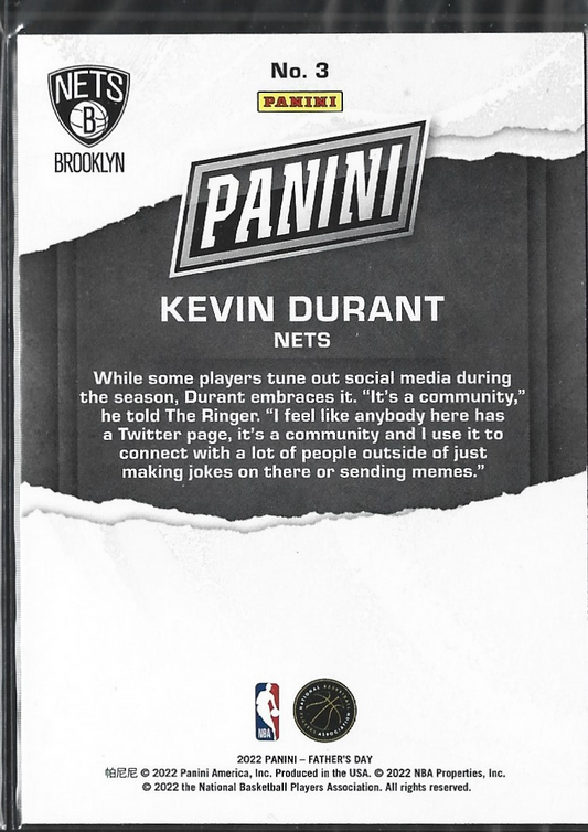 Kevin Durant Father's Day Red /99