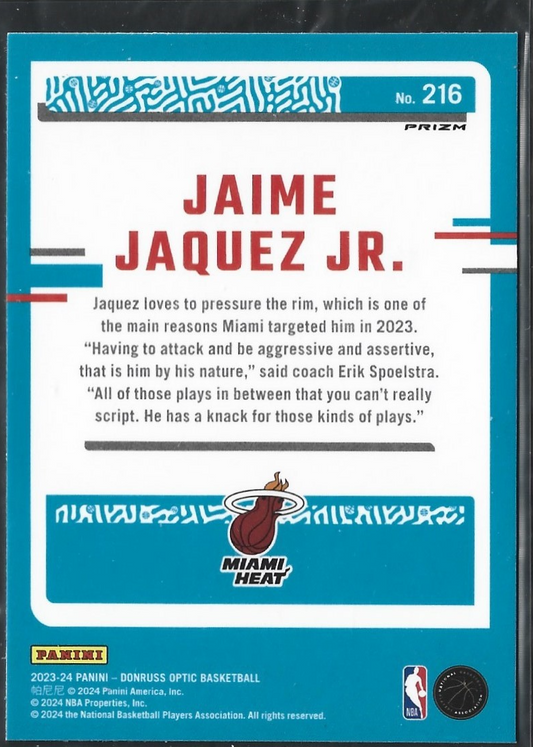 Jaime Jaquez Jr. Optic Purple