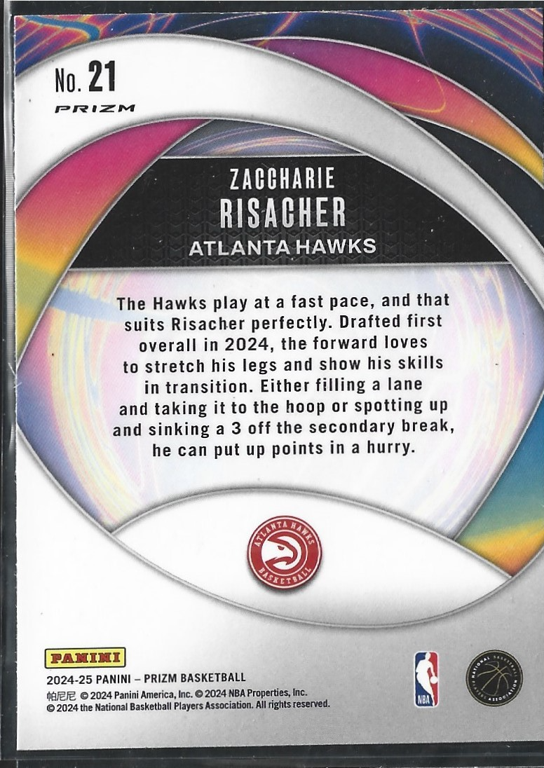 Zaccharie Risacher Instant Impact Silver