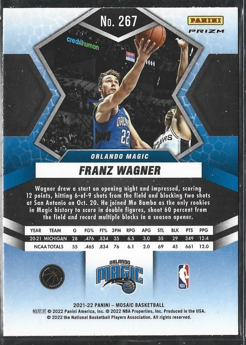 Franz Wagner NBA Debut Fastbreak Disco