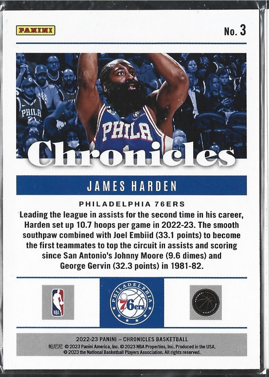 James Harden Chronicles Purple /99