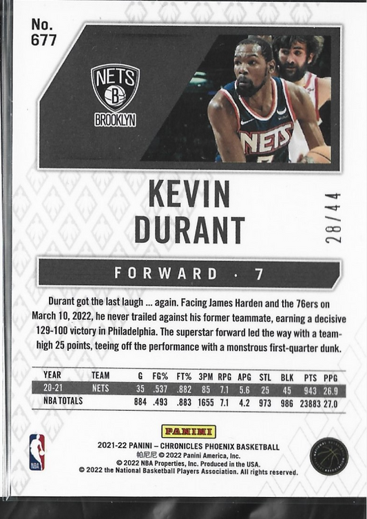 Kevin Durant Phoenix Green Scope /44