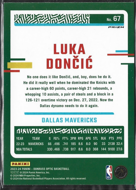 Luka Doncic Optic Purple