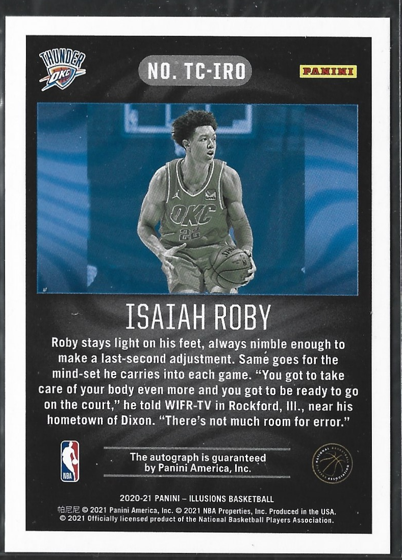 Isaiah Roby Trophy Collection Auto /15