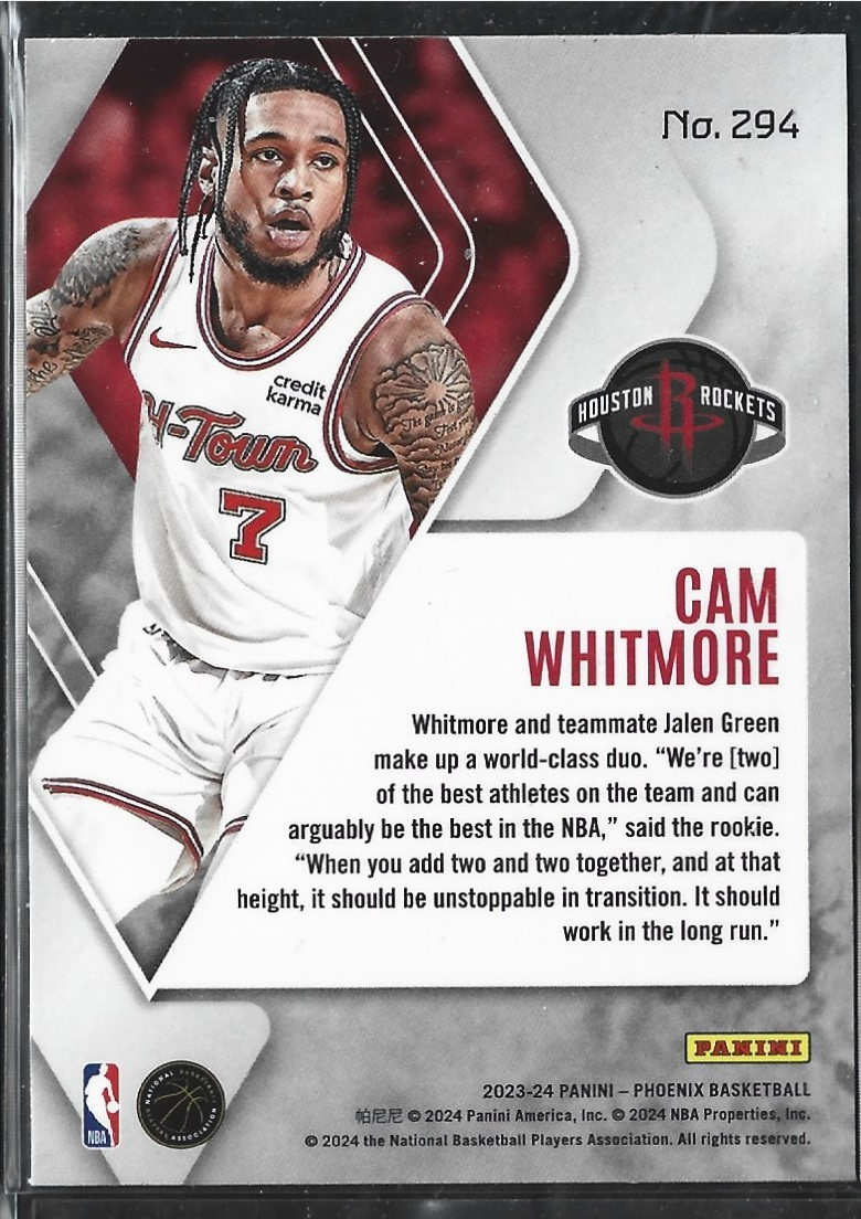 Cam Whitmore Phoenix Cracked Ice