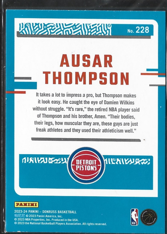 Ausar Thompson Donruss Hyper Red