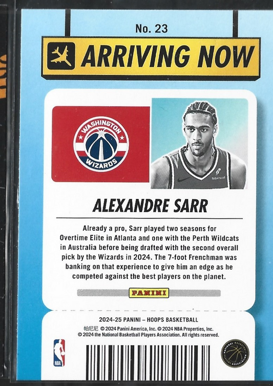 Alexandre Sarr Arriving Now Holo