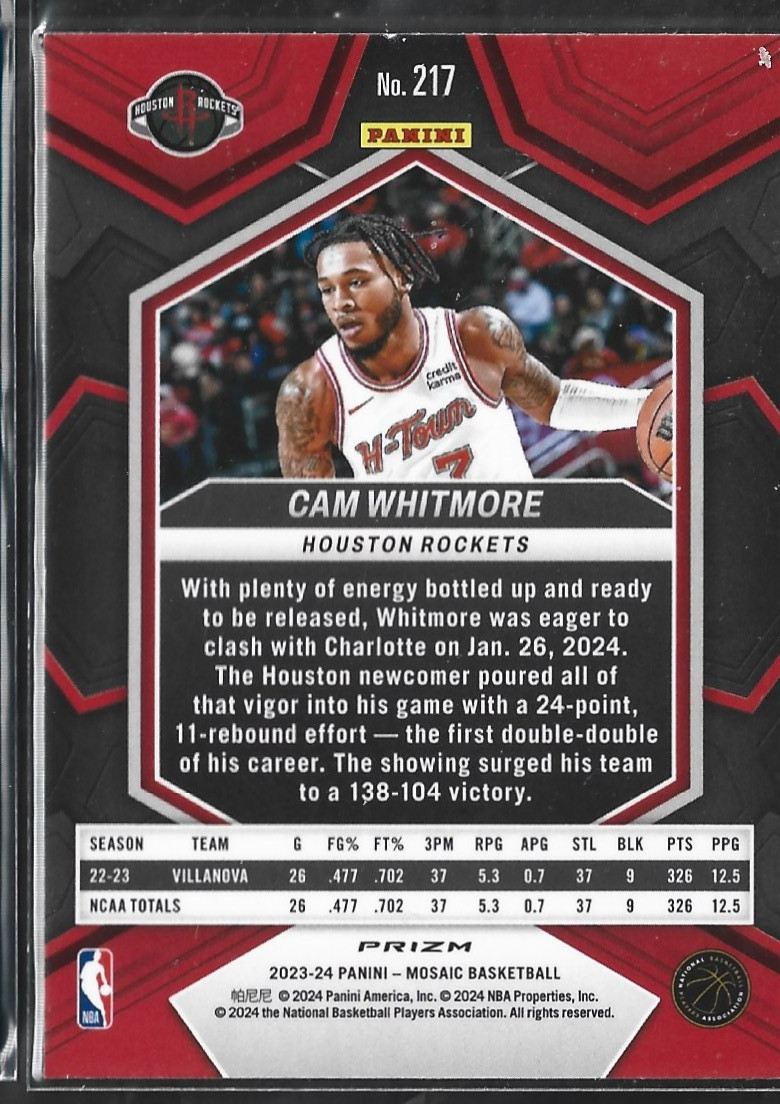 Cam Whitmore Mosaic Green